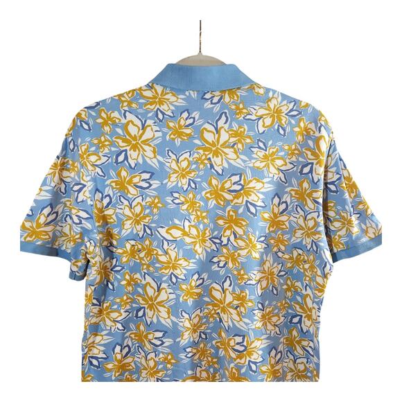 Bonobos Standard Fit Short Sleeve Pique Knit Floral Polo Golf Shirt Men's S - Picture 5 of 6